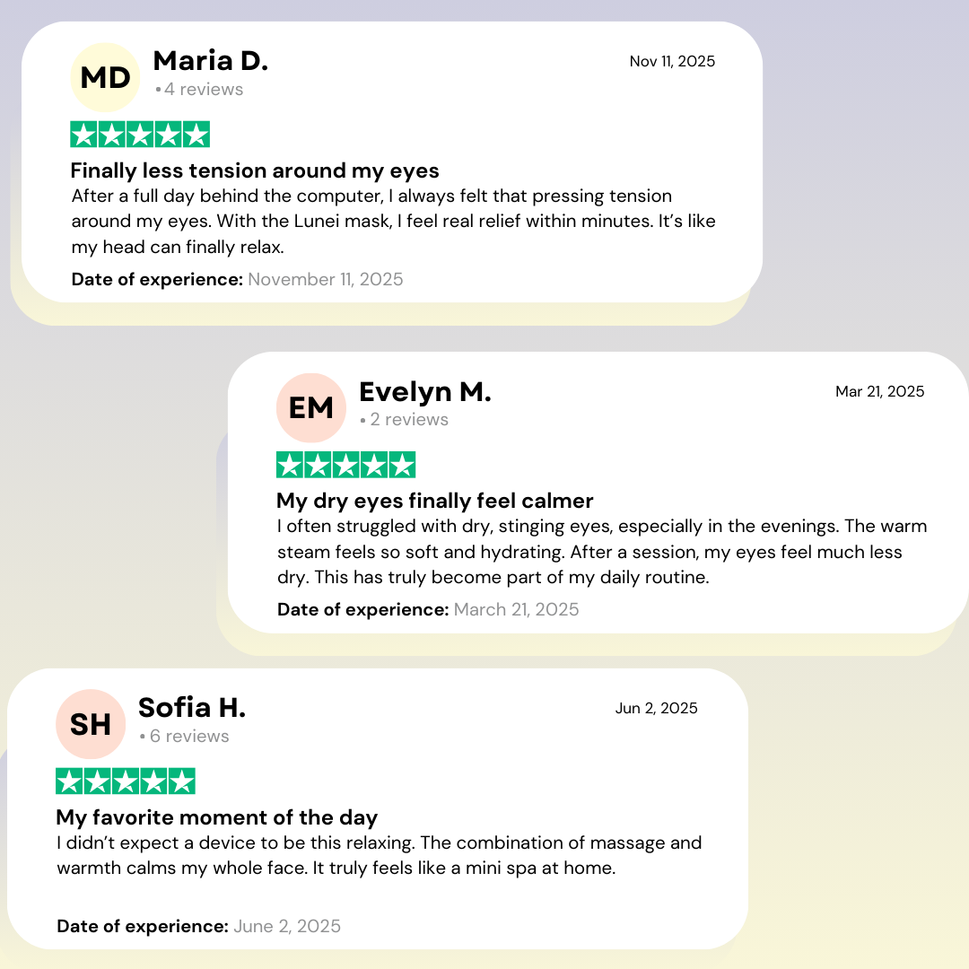 Lunei™ Steam + Massage Therapy Mask